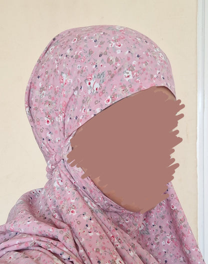 Prayer Jilbab - Floral