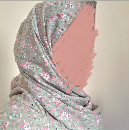 Prayer Jilbab - Floral